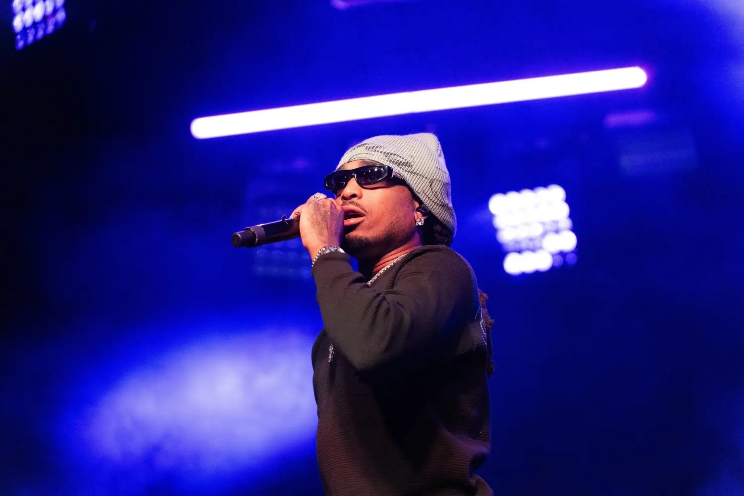 Quavo performing live at Duke LDOC 2026, photographed by Shankul Lohakare